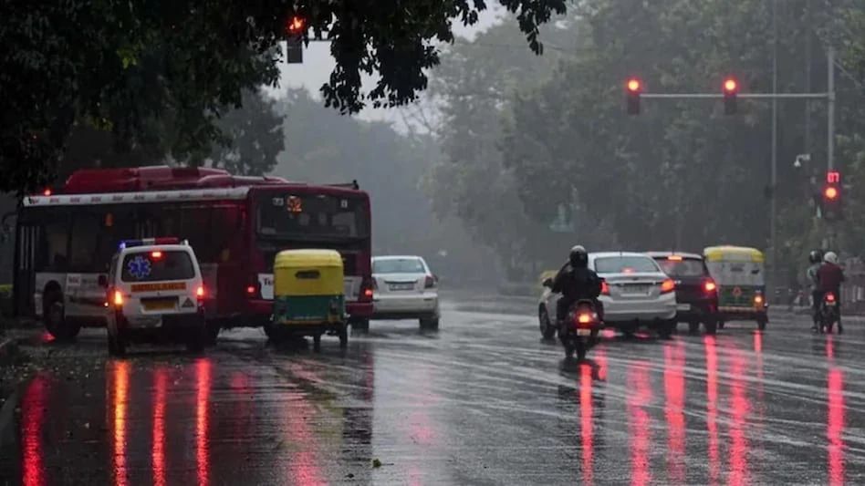 delhi rainfall